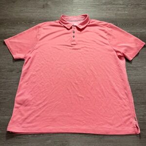 Tommy Bahama Polo Shirt Mens XL Pink Performance Golf Lightweight Stretch Casual